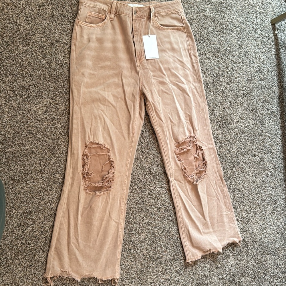 Never been worn pink jeans